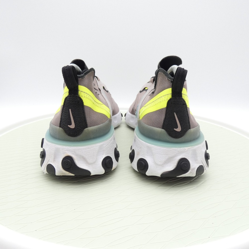 Nike React Element 55 BQ6166-001 Mens US 10.5 Running Shoes Black Gray Sneakers - Picture 4 of 10